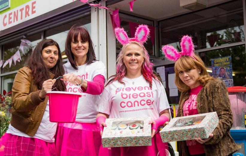 Paint Urmston Pink Prevent Breast Cancer Charity UK